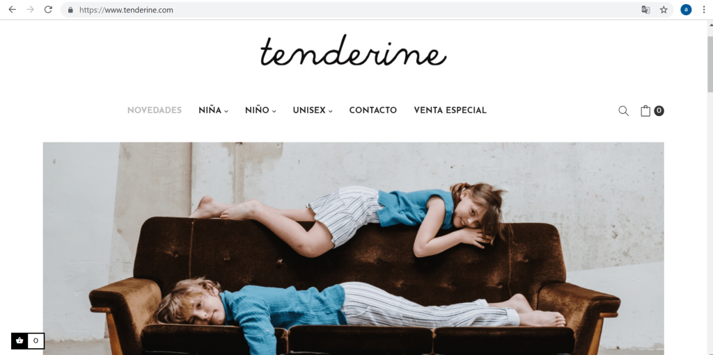 Tenderine, vêtements pour enfants Tenderine