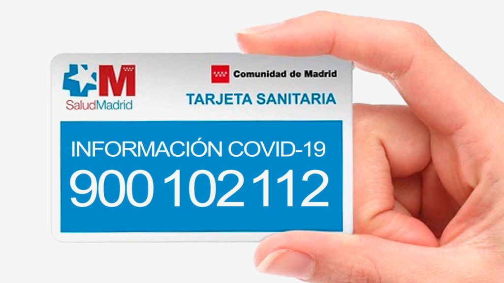 coronavirus à Madrid tarjeta sanitaria
