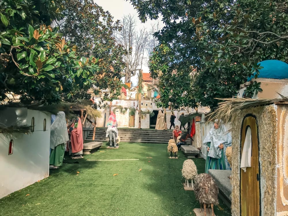 Noël à Madrid crèche à taille humaine à El Escorial pour Noël