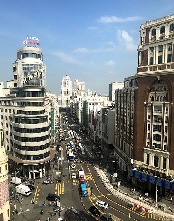 Rooftop à Madrid hyper centre - corte ingles