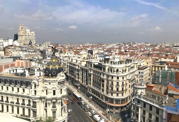 rooftop à Madrid hypercentre