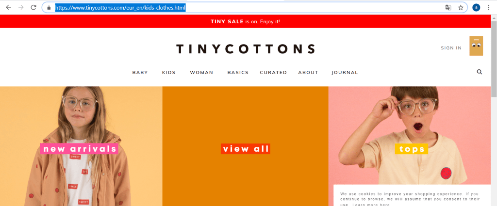 Tinycottons- Des marques espagnoles de vêtements enfants