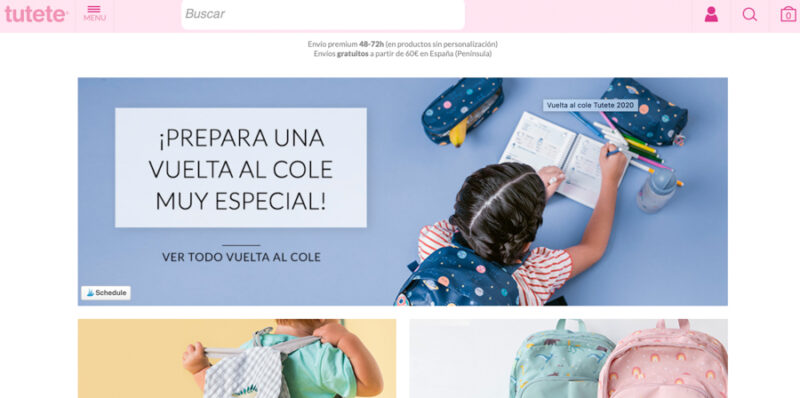 site web espagnol pour a rentrée des classes