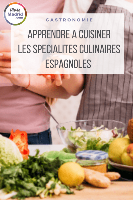 Cours de cuisine à Madrid : en famille, en ligne, à domicile...