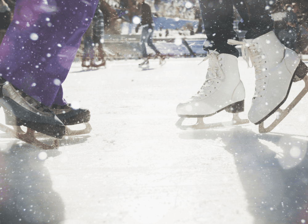 Patinoire de Noël à Madrid