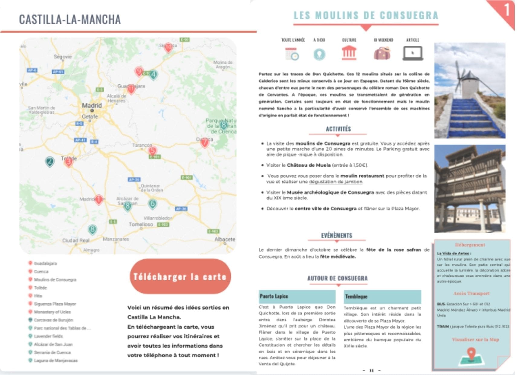 Guide fiche produit (2) 52 idées de sorties autour de Madrid
