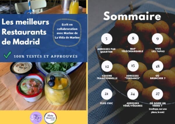 visuel fiche produit Ebook restau 4 où manger à Madrid restaurants