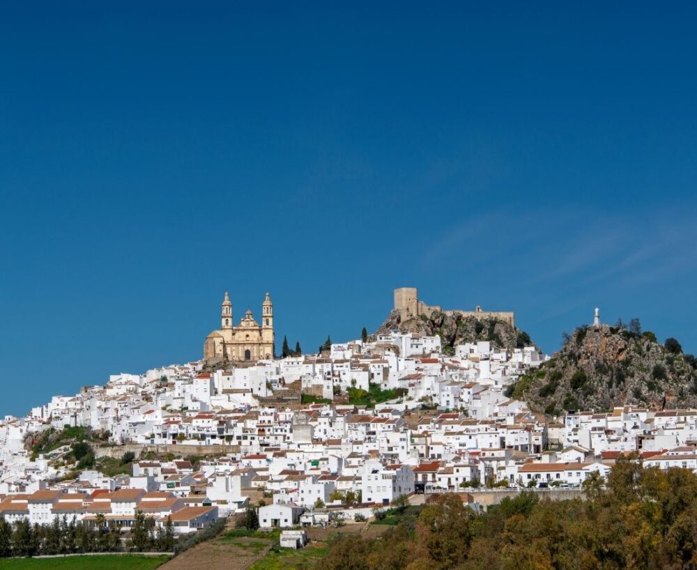 plus beaux villages blancs d'Andalousie Olvéra