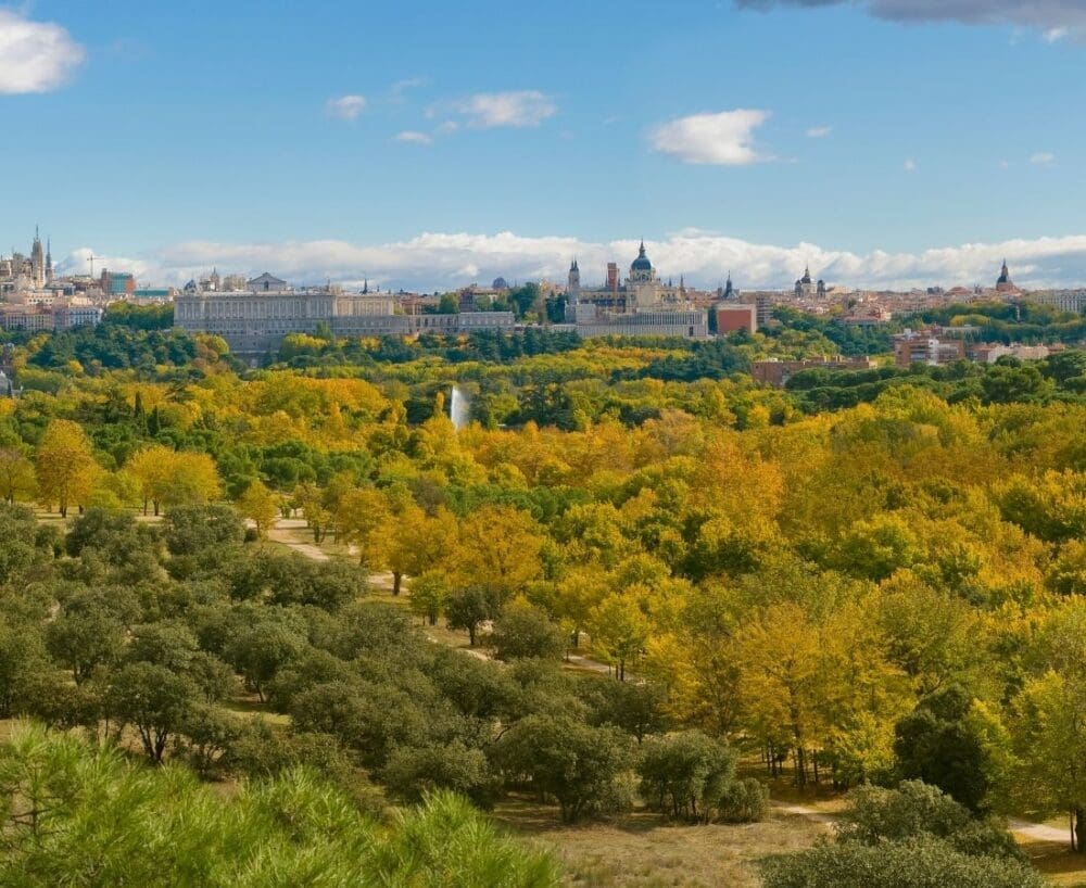 Madrid en automne casa de campo