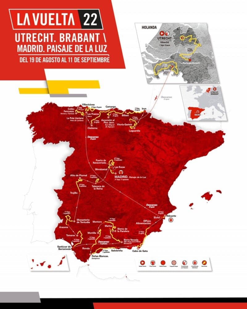 la vuelta carte espagne