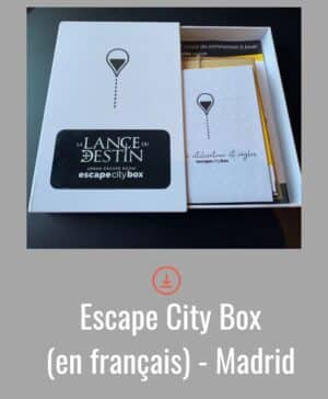 visuel escape city box madrid