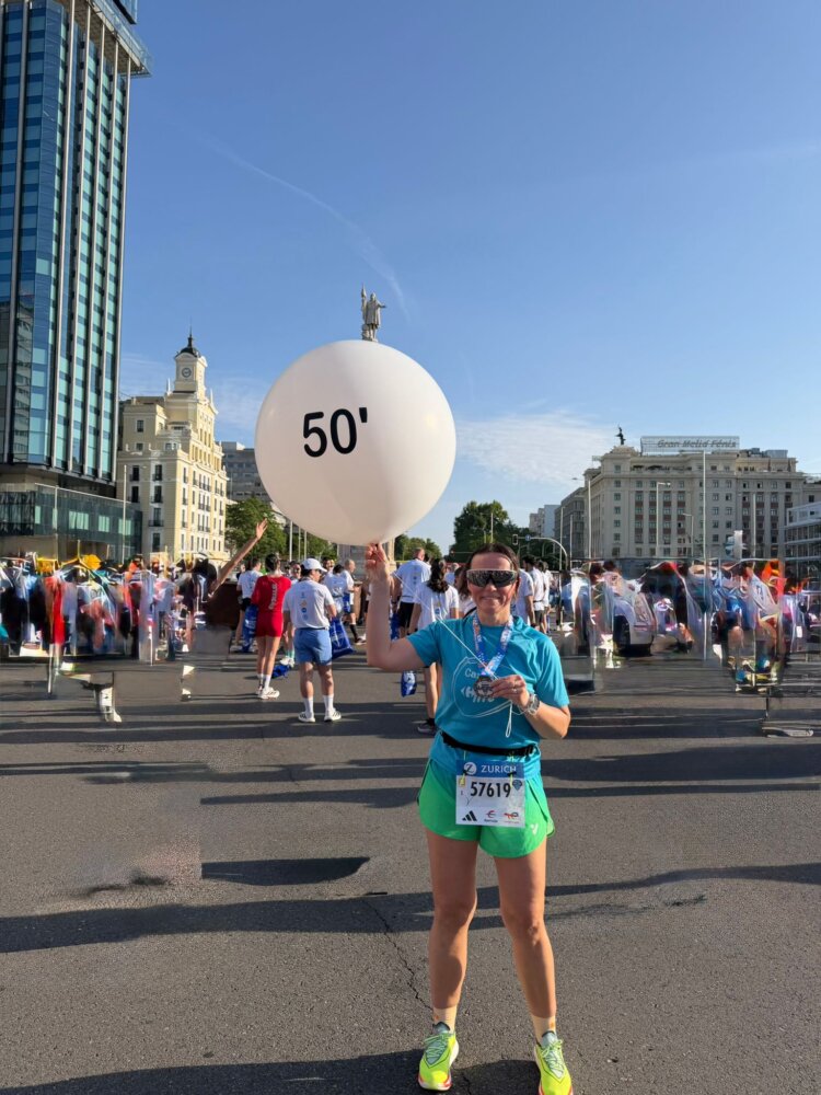 Justyna Torres et le 10 km du Marathon de Madrid