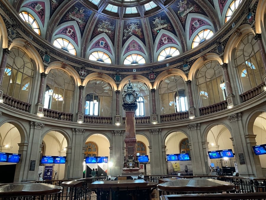 visiter le palais de la bourse Madrid