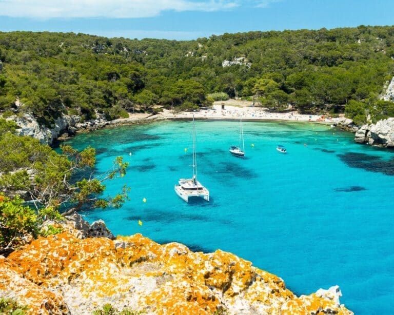 Cala Macarella plus belle plage de minorque