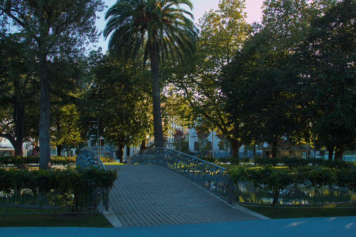 Parc Jardines de Pereda à Santander en Espagne