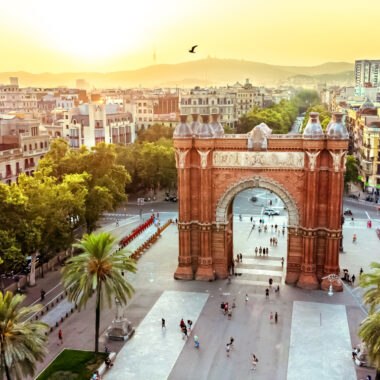 Arco del Triunfo en Barcelona