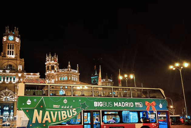 Balade en Navibús dans Madrid