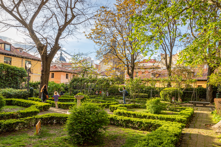 Jardín del Príncipe de Anglona, Madrid, Spain.