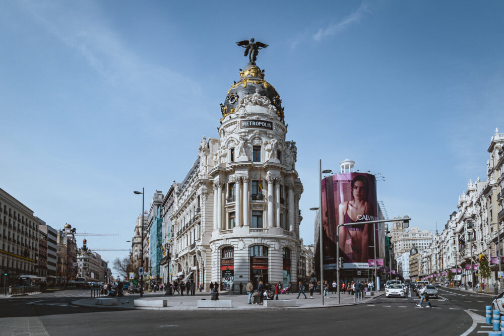 La Gran vía de Madrid