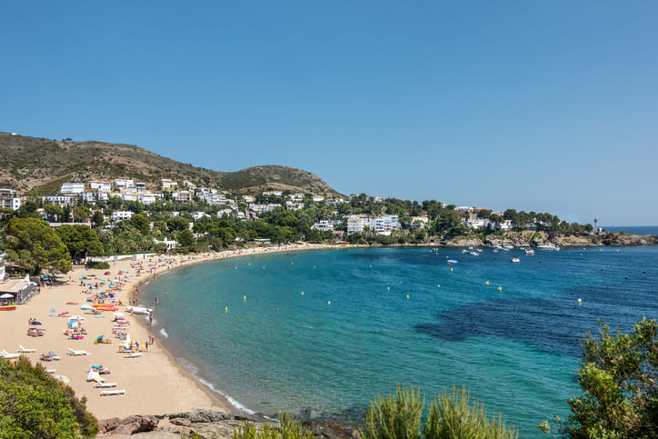 Plage de Canyelles à Roses