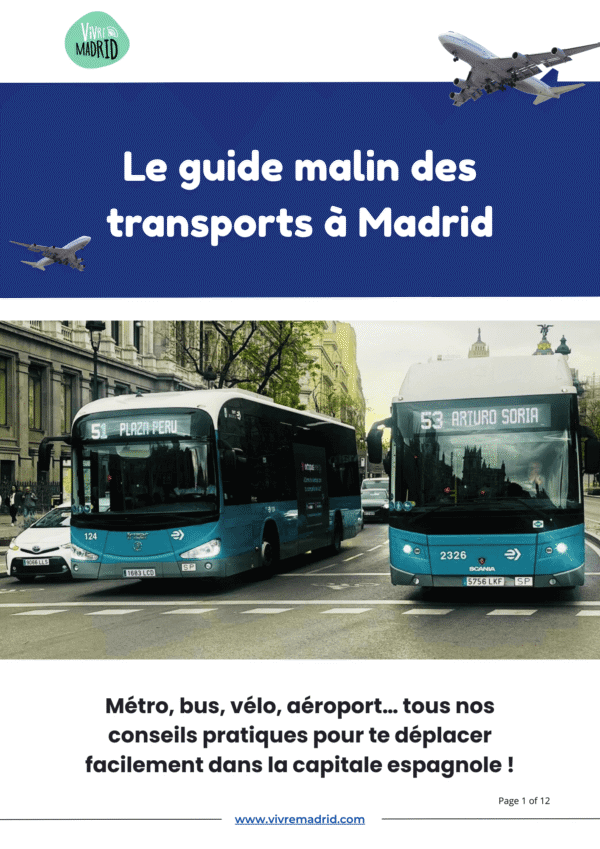 Le guide malin des transports à Madrid - Couverture