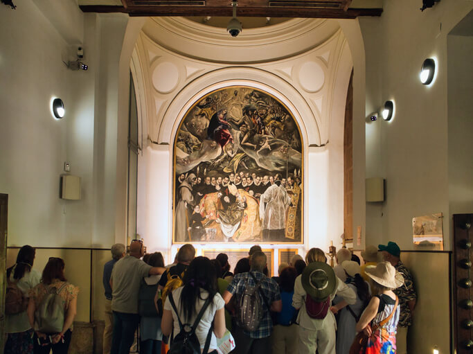 Le tableau « L'enterrement du comte d'Orgaz » d'El Greco