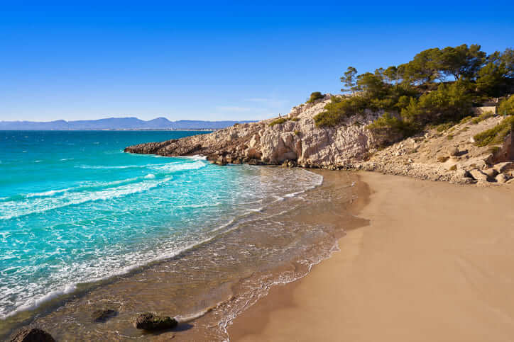 Cala Font Salou playa en Tarragona