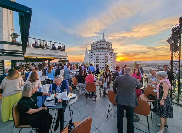 360º Rooftop Bar Riu Plaza España - Meilleurs rooftops Madrid