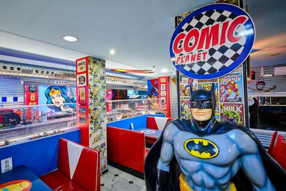Comic planet, el restaurante