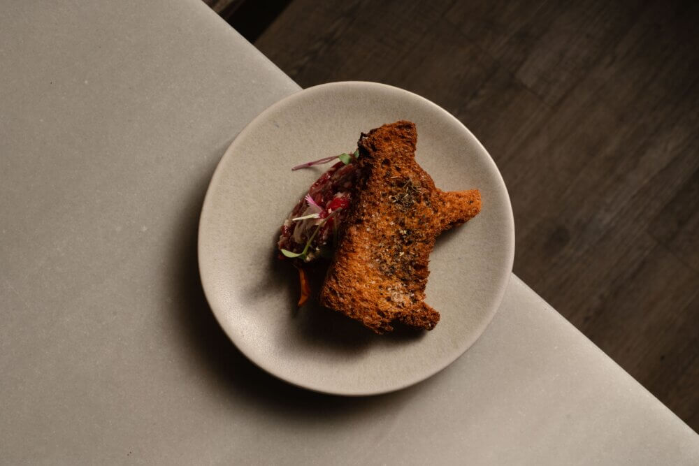 Tartare de bœuf maturé_Amets Restaurante