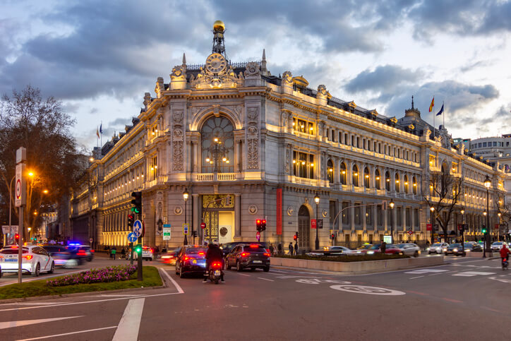 Banque d’Espagne (Banco de España) sur la place Cibeles