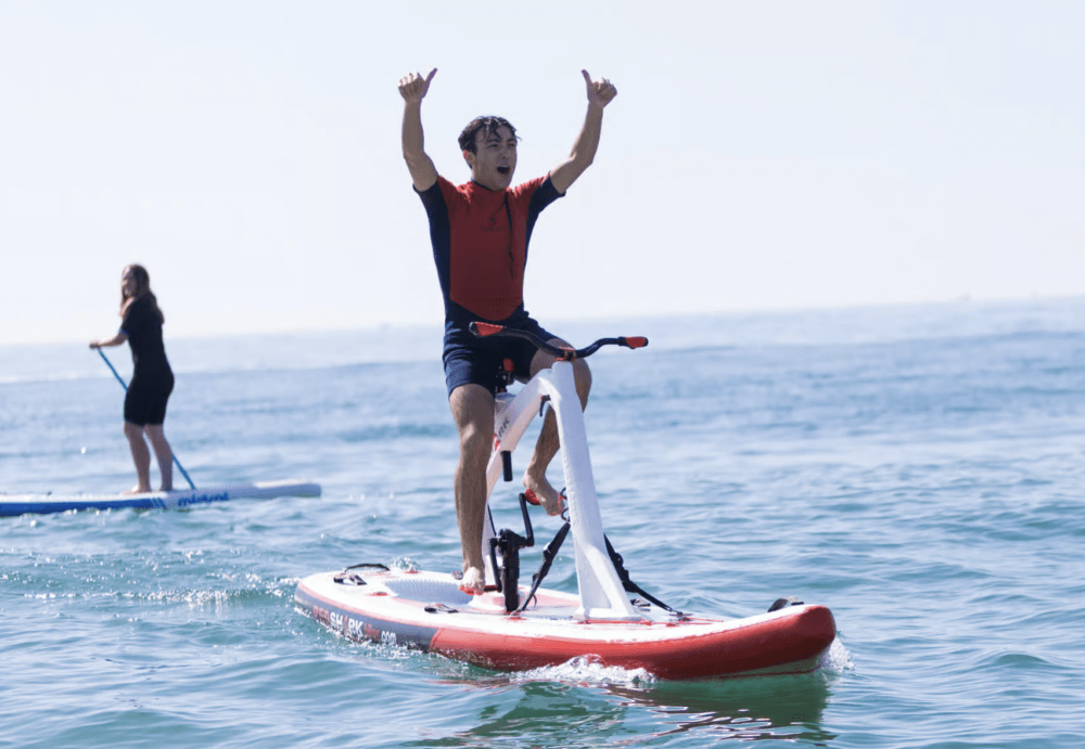 Visite en paddle bike de la baie de Santa Margarida